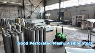 Perforated Mesh Factory Stock Various Sizes  Types