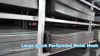Large Stock Perforated Metal Mesh