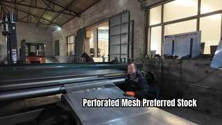 Stainless Steel Perforated Mesh In Stock Corrosion Resistant & Long Life