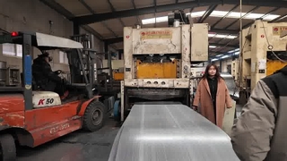 Store Decor Perfection Curved Perforated Steel Sheet